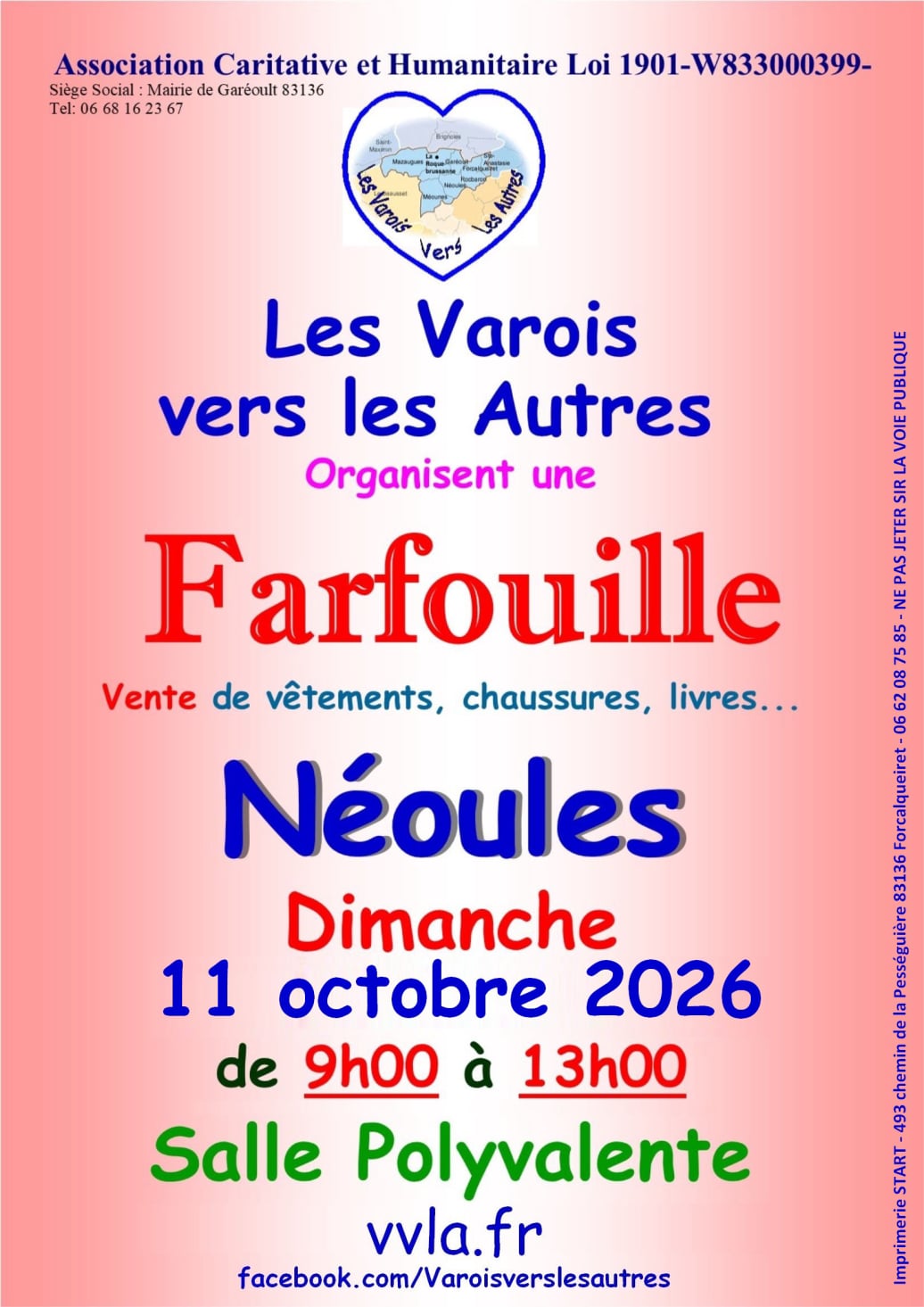 Farfouille 5 juillet 2026 a GAREOULT - Association Varois vers les autres